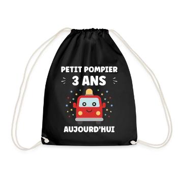 3 ans - Sac de sport léger - noir - Devant