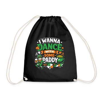 Je veux danser avec Some-Paddy | La Saint-Patrick - Sac de sport léger - noir - Devant