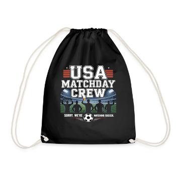 Équipe USA Matchday – Fan de football - Sac de sport léger - noir - Devant