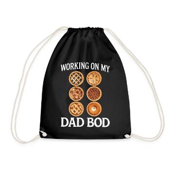 Pies for the Dad Bod - Drawstring Bag - black - Front