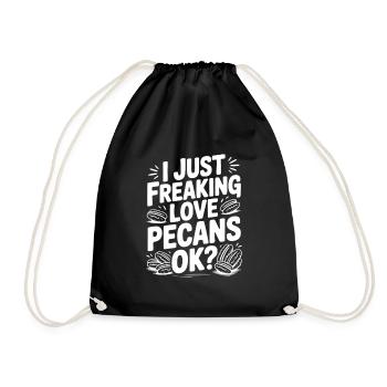 J’adore vraiment les noix de pécan, d’accord ? - Sac de sport léger - noir - Devant