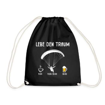 Parapente VIS LE RÊVE Amusement - Sac de sport léger - noir - Devant