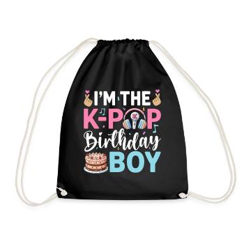 I'm The K-Pop Birthday Boy - Drawstring Bag - black - Front