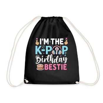 Je suis la Bête d’anniversaire de la K-Pop - Sac de sport léger - noir - Devant