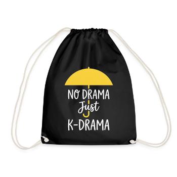 Drame coréen K-Drama Lover Kdrama - Sac de sport léger - noir - Devant