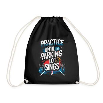 Marching Band The Parking Lot Sings - Drawstring Bag - black - Front