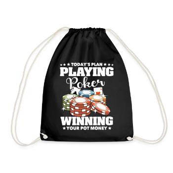 Poker Poker Joueurs - Sac de sport léger - noir - Devant