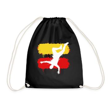 Parkour Freerunning Silhouette Sport - Sac de sport léger - noir - Devant