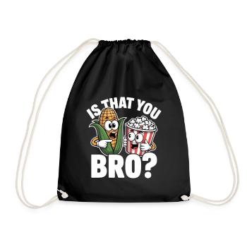 C’est toi, mec ? Maïs Popcorn - Sac de sport léger - noir - Devant