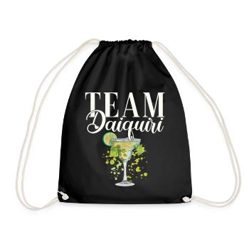 Junggesellinnenabschied Cocktail Team Daiquiri - Turnbeutel - Schwarz - Vorne