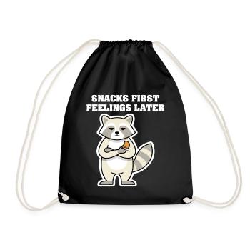 EN-CAS, PREMIERS SENTIMENTS PUIS RATON LAVEUR - Sac de sport léger - noir - Devant