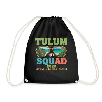 Vacances 2026 de l’équipe de Tulum - Sac de sport léger - noir - Devant