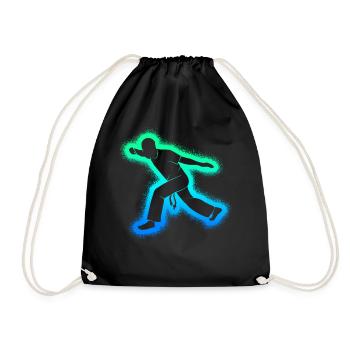 Capoeira Martial Arts Boys Men Capoerista - Drawstring Bag - black - Front