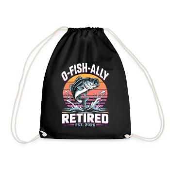Ofish Ally Retired 2026 - Turnbeutel - Schwarz - Vorne
