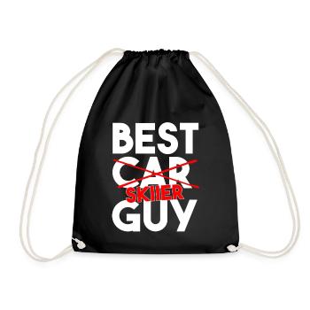 Correction des sports d’hiver drôles du meilleur skieur - Sac de sport léger - noir - Devant