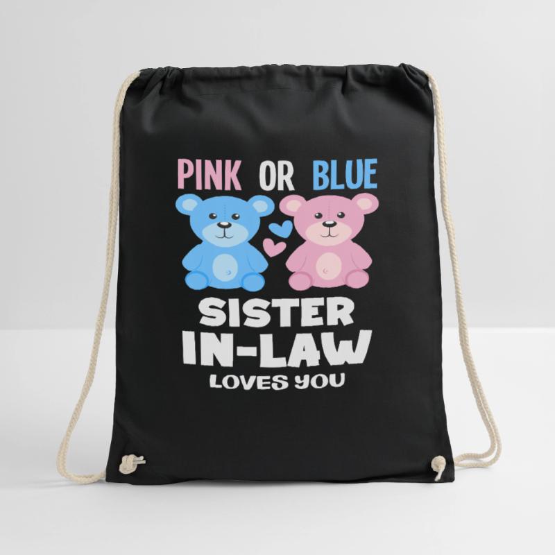 Pink Oder Blau Stiefschwester Liebt Dich Turnbeutel