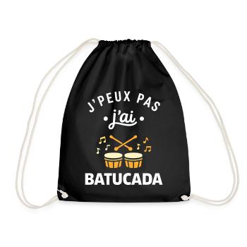 J'peux pas j'ai Batucada - Sac de sport léger - noir - Devant