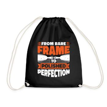 Drywall Drywall Builder Drywall Fitter - Drawstring Bag - black - Front
