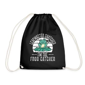 Frog Catcher Leapmaster Snatcher Frog - Turnbeutel - Schwarz - Vorne