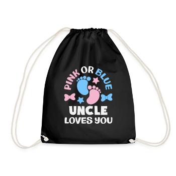 Révélation du sexe rose ou bleu de l’oncle - Sac de sport léger - noir - Devant