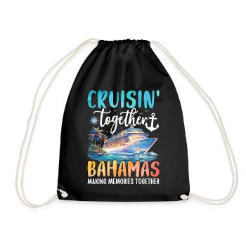 Cruisin Together Bahamas - Drawstring Bag - black - Front