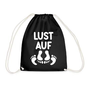 Lust auf Sex Humor Paar Fun Idee - Turnbeutel - Schwarz - Vorne