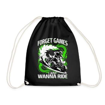 Quad ATV Garçons Hommes Quad Wheeler - Sac de sport léger - noir - Devant