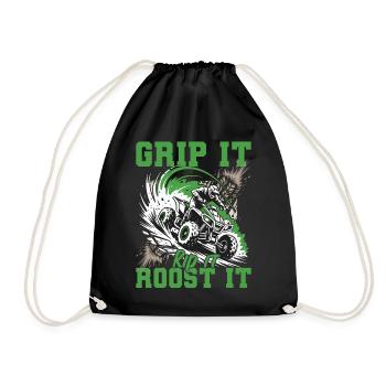 Quad ATV Garçons Hommes Quad Wheeler - Sac de sport léger - noir - Devant