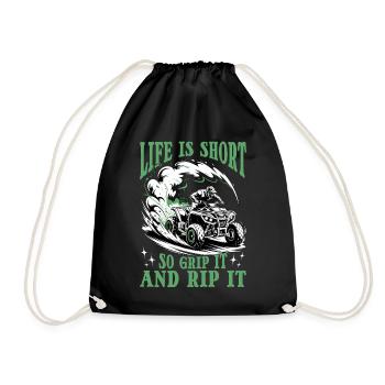 Quad ATV Garçons Hommes Quad Wheeler - Sac de sport léger - noir - Devant