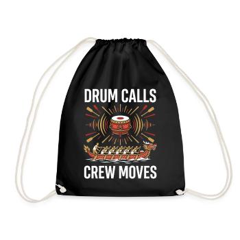 Dragon Boat Club Paddler Team Dragon Boat Gift - Drawstring Bag - black - Front