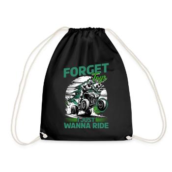 Quad ATV Garçons Hommes Quad Wheeler - Sac de sport léger - noir - Devant