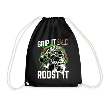 Quad ATV Garçons Hommes Quad Wheeler - Sac de sport léger - noir - Devant
