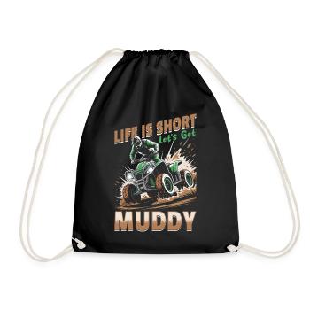 Quad ATV Garçons Hommes Quad Wheeler - Sac de sport léger - noir - Devant