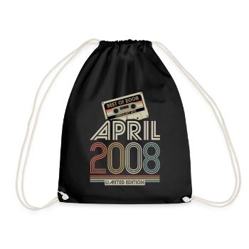Best of April 2008 Kassette | Limited Edition - Turnbeutel - Schwarz - Vorne