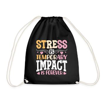 Gifts for ESE Teachers - Drawstring Bag - black - Front