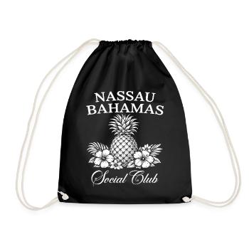 Nassau Bahamas Social Club - Sac de sport léger - noir - Devant
