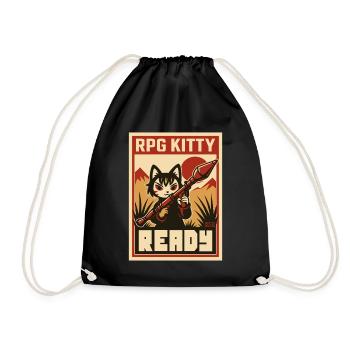 Affiche RPG Kitty Ready - Sac de sport léger - noir - Devant