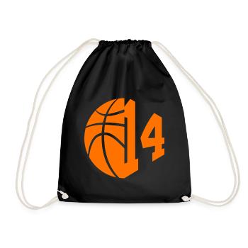 NUMÉRO 14 BASKETBALL 14E ANNIVERSAIRE - Sac de sport léger - noir - Devant