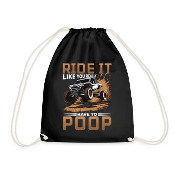 UTV Tout-Terrain Boy Men 4 Wheels Side by Side - Sac de sport léger - noir - Devant