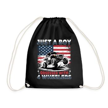 UTV Tout-Terrain Boy Men 4 Wheels Side by Side - Sac de sport léger - noir - Devant