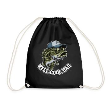 Mouliner Papa Cool Pêche Papa Père - Sac de sport léger - noir - Devant