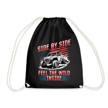 UTV Tout-Terrain Boy Men 4 Wheels Side by Side - Sac de sport léger - noir - Devant