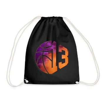 NUMÉRO 13 BASKETBALL 13E ANNIVERSAIRE - Sac de sport léger - noir - Devant
