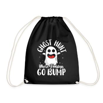 Dicton anglais d’Halloween de Chasseur de Fantômes - Sac de sport léger - noir - Devant