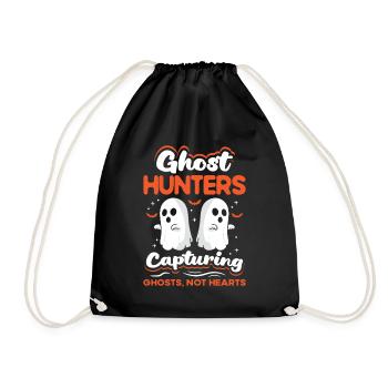 Dicton anglais d’Halloween de Chasseur de Fantômes - Sac de sport léger - noir - Devant