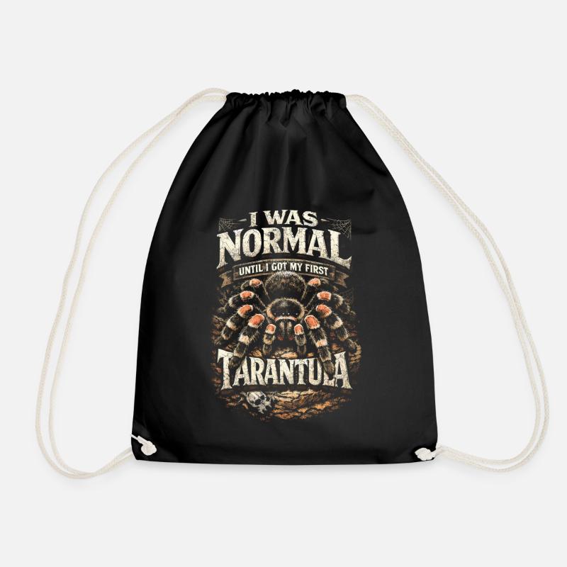 Vogelspinne Normal Until I Got My First Tarantula - Turnbeutel - Schwarz