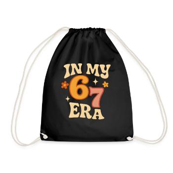 Dans mon mème d’humour italien de la pourriture cervementale de l’ère 67 des Six Sept - Sac de sport léger - noir - Devant