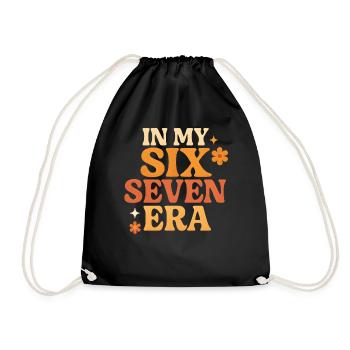 Dans mon mème d’humour italien de la pourriture cervementale de l’ère 67 des Six Sept - Sac de sport léger - noir - Devant