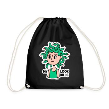 Méduse : Mon Look Fait Mal - Sac de sport léger - noir - Devant
