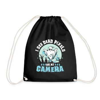 Dicton anglais d’Halloween de Chasseur de Fantômes - Sac de sport léger - noir - Devant